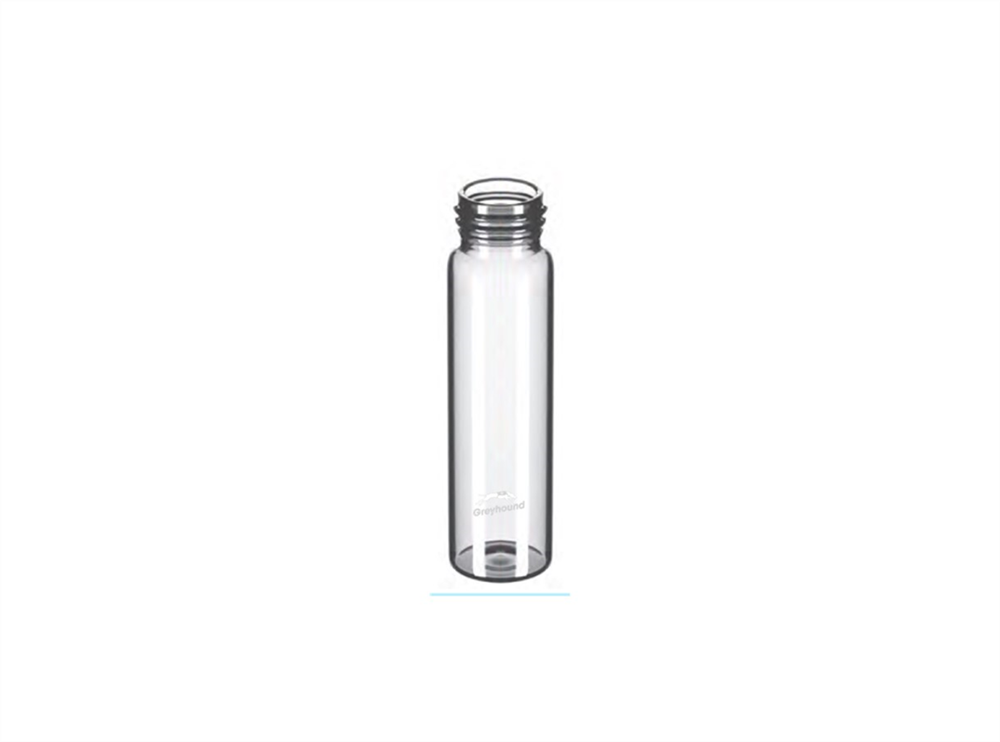 Picture of 40mL Environmental Storage Vial, Screw Top, Clear Glass, 24-400mm Thread, Q-Clean